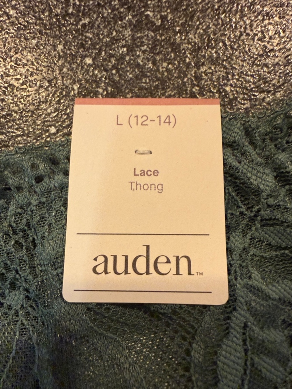 Auden Lace Underwire Bra & Lace Thong Set in Sage - Bra Size 36C & thong size L - Picture 2 of 5